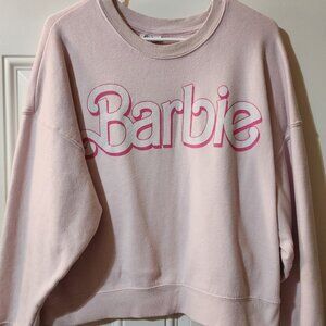 BARBIE Pink Sweatshirt Size Large